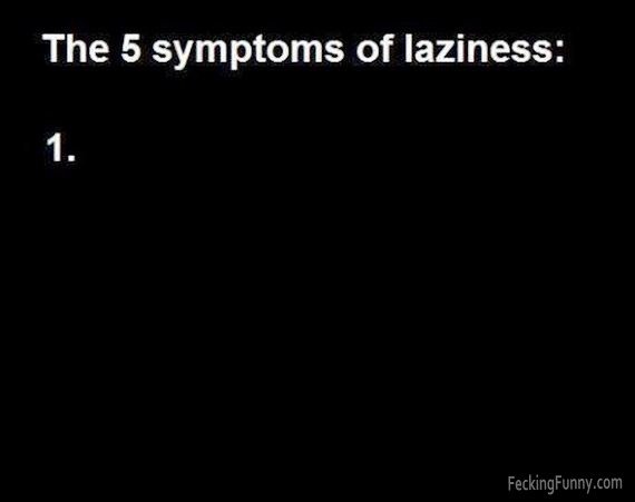the-5-symptons-of-laziness