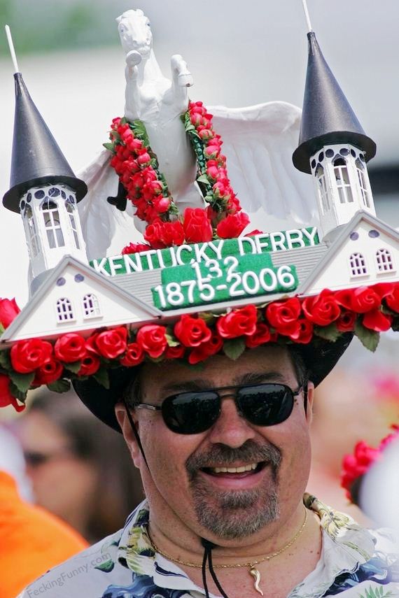 Insane Kentucky Derby Hat: castle