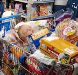 Bad parenting: shopping with kid