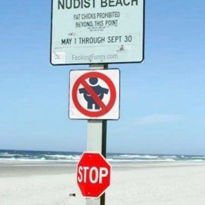 funny-beach-sign-no-fat-checks