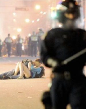 Making love, instead of the useless protest