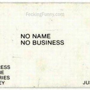 no-name-namecard-funny