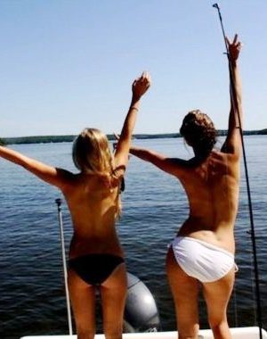 Why girls are good at fishing? The secret weapon is…