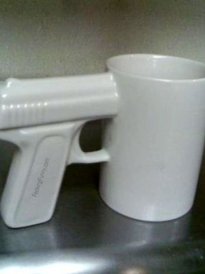 Drink or die, gun mug