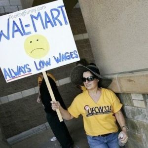 protest-sign-walmart-always-low-wages