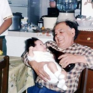 wine-baby-feeding by grandpa