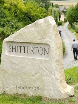Shit sign: shitteron