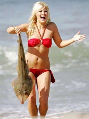 Sexy fishing girl