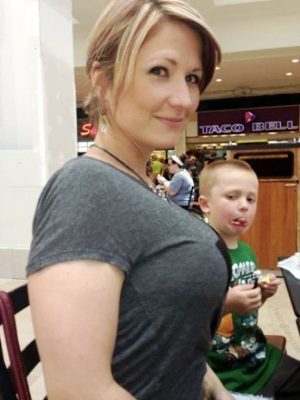 Sexy boobs and baby